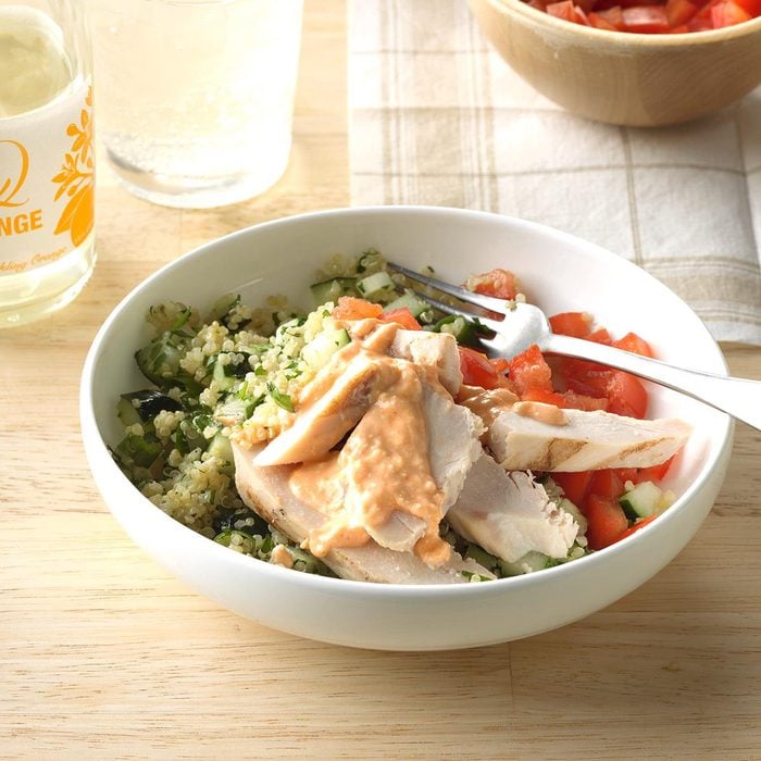 Inspired By: Power Mediterranean Chicken Salad
