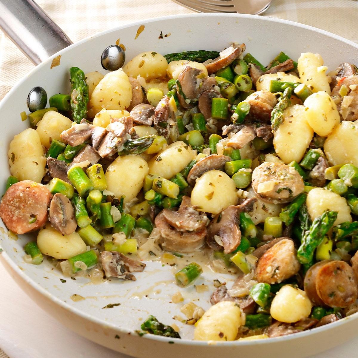 Chicken Sausage & Gnocchi Skillet