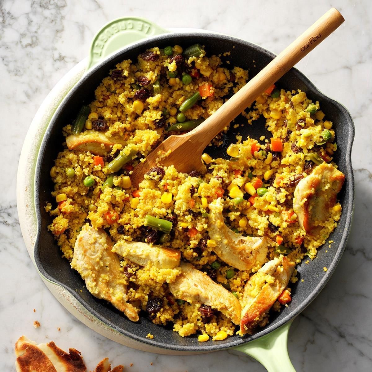 Day 17: Chicken and Vegetable Curry Couscous