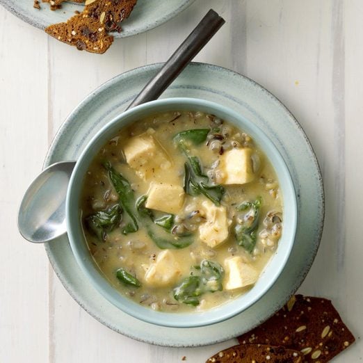 Chicken Wild Rice Soup With Spinach Exps Sscbz18 69203 E08 24 3b 2