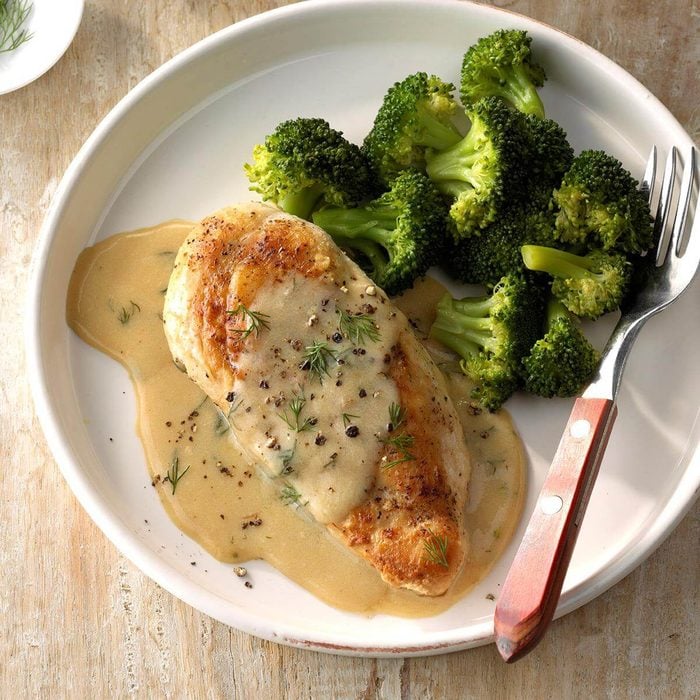 Chicken and Broccoli with Dill Sauce