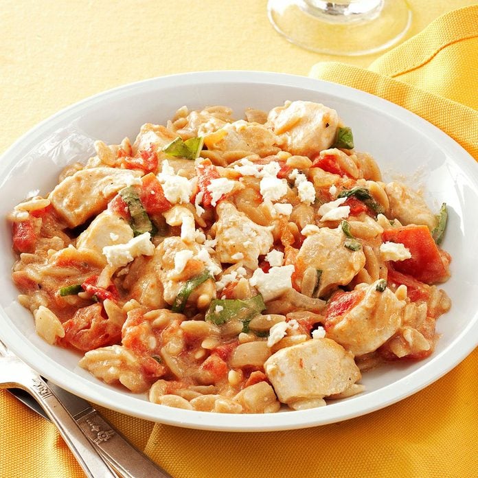 Chicken in Tomato-Basil Cream Sauce