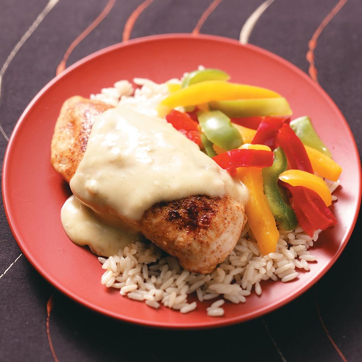 Chicken with Green Chile Sauce