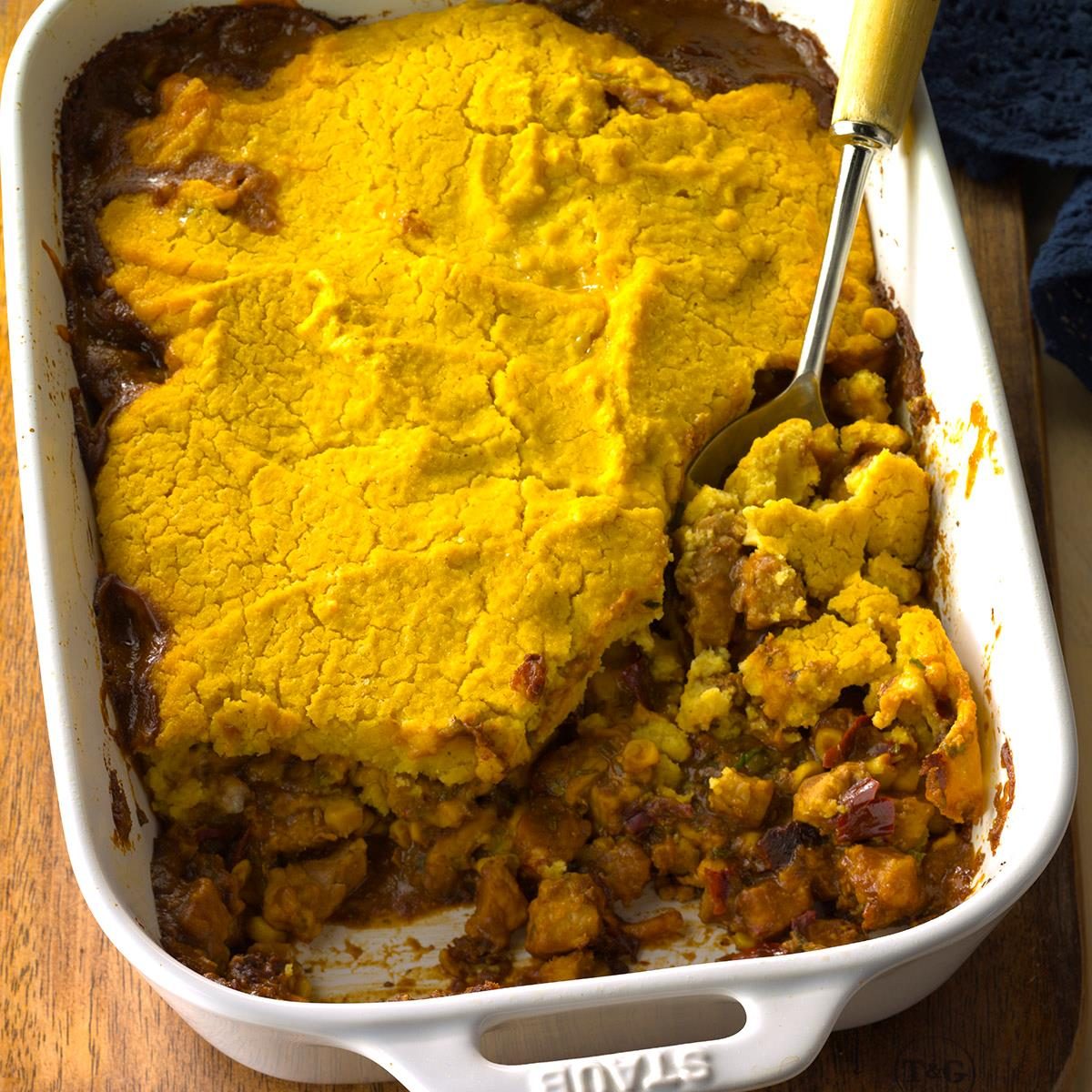 Day 13: Chili Tamale Pie