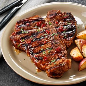 Chipotle-Honey Grilled T-Bones