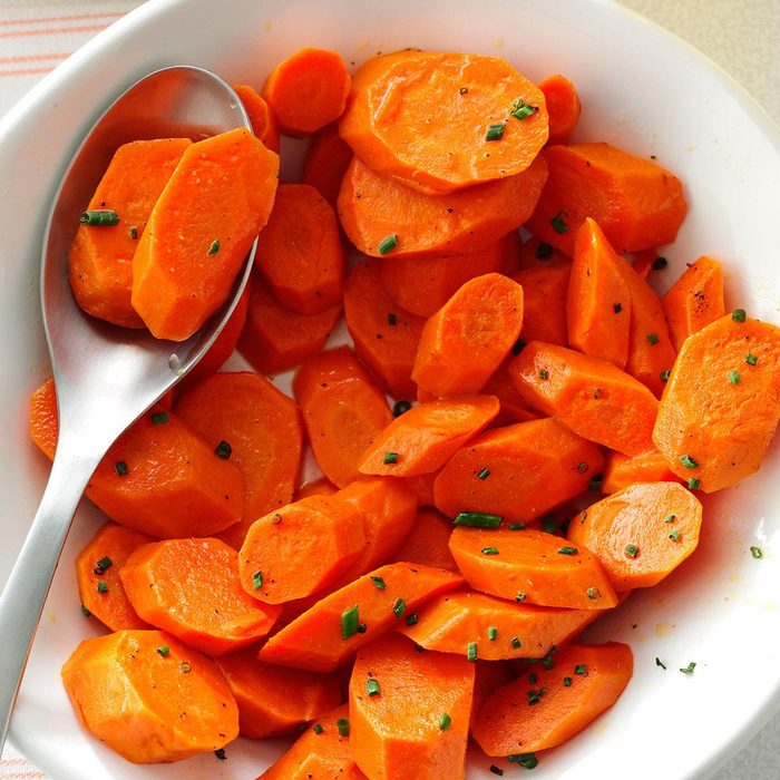 Chive Buttered Carrots