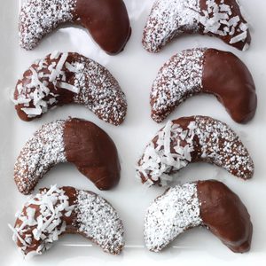 Chocolate Almond Crescents