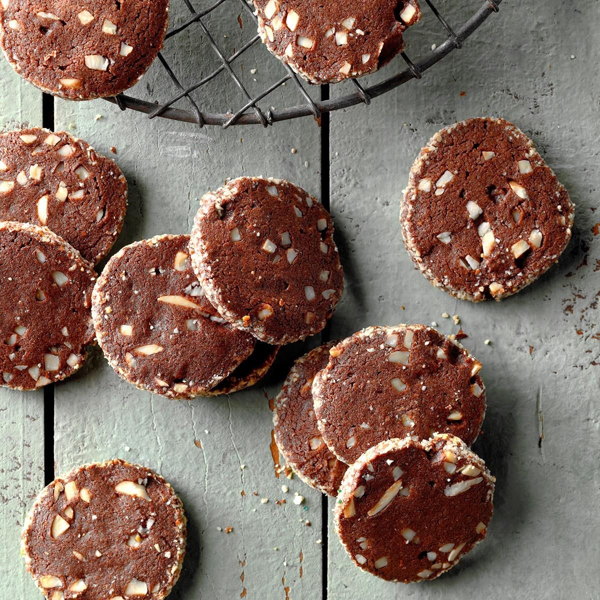 Chocolate Almond Wafers