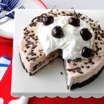 Chocolate-Cherry Ice Cream Cake