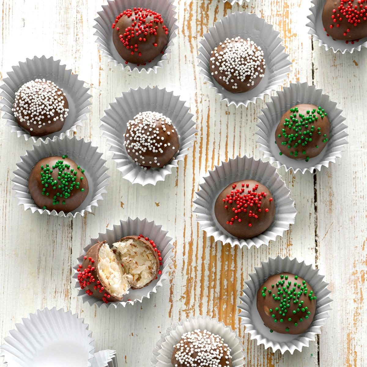 Chocolate-Covered Coconut Candy