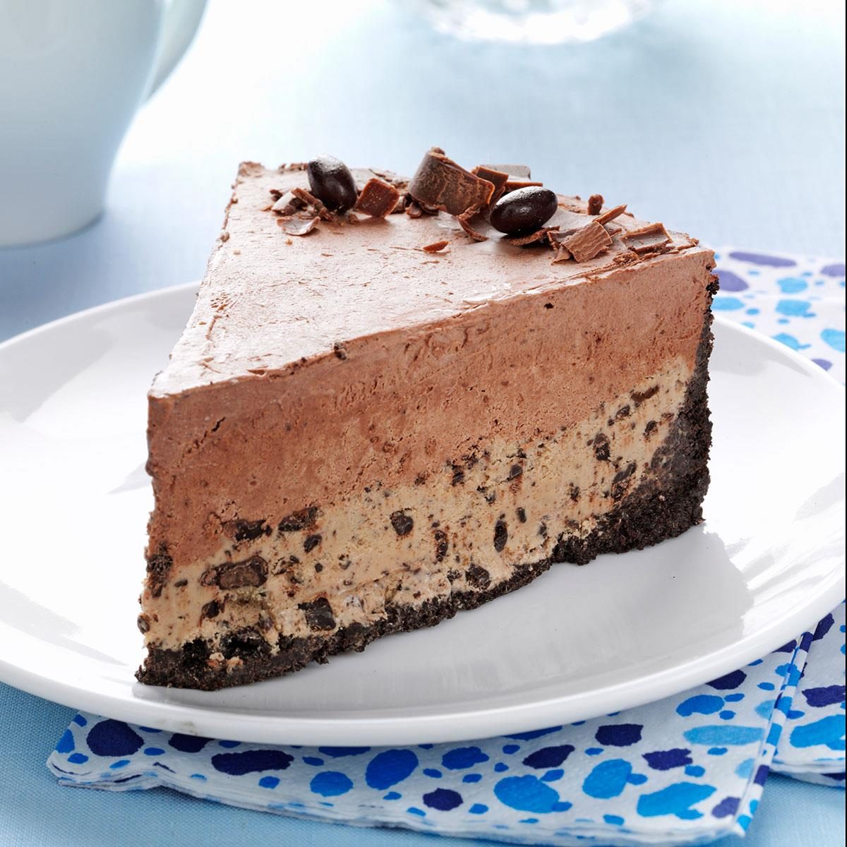 Chocolate-Coffee Bean Ice Cream Cake