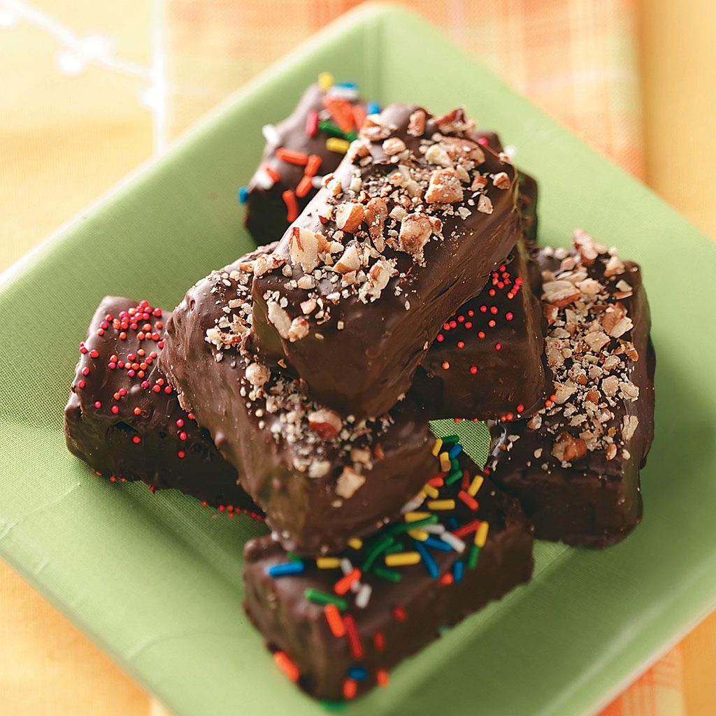 Chocolate Dipped Brownies