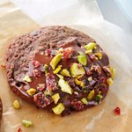Chocolate-Dipped Spumoni Cookies