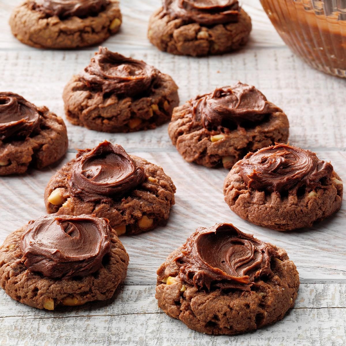 Chocolate Fudge Peanut Butter Cookies