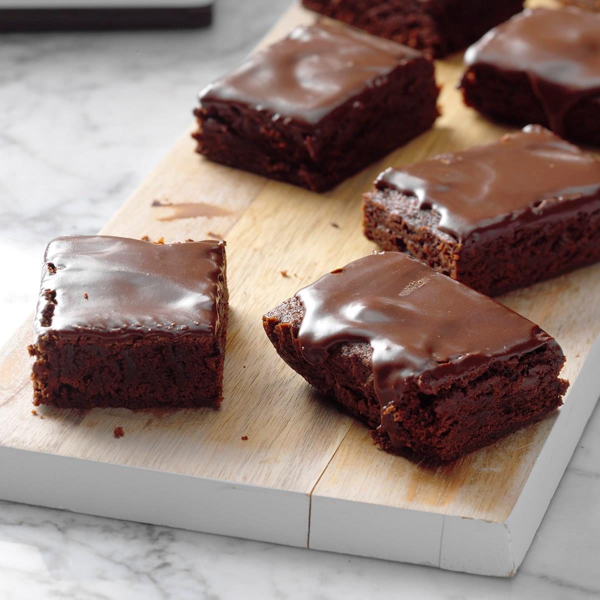 Chocolate-Glazed Brownies