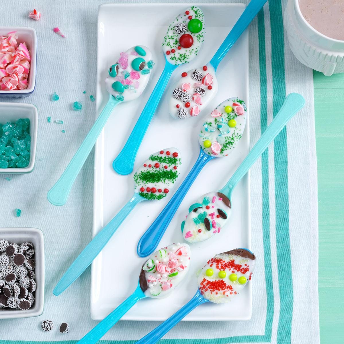 Chocolate-Hazelnut Spoons