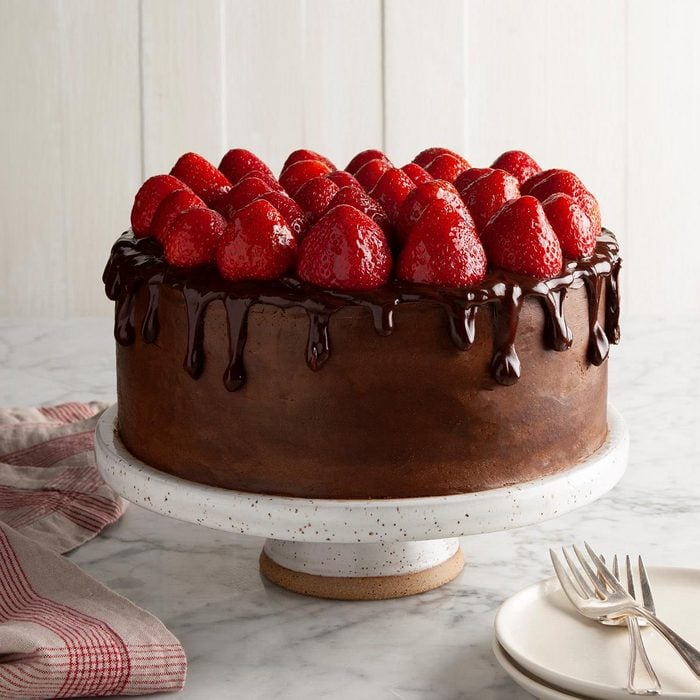 Chocolate-Strawberry Celebration Cake