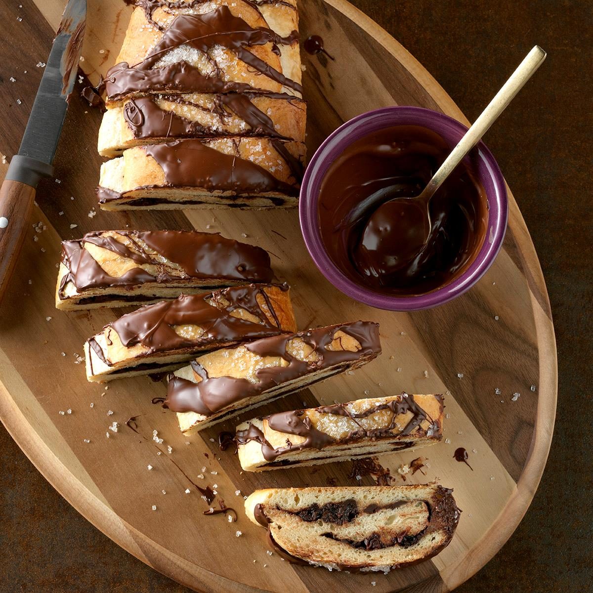 Chocolate and Cherry Stromboli