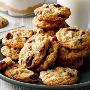Cranberry Cookies in a Jar