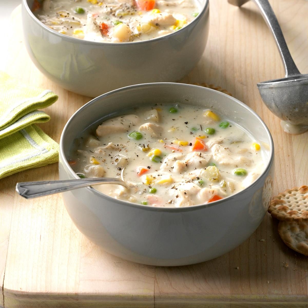 chunky chicken and vegetable soup