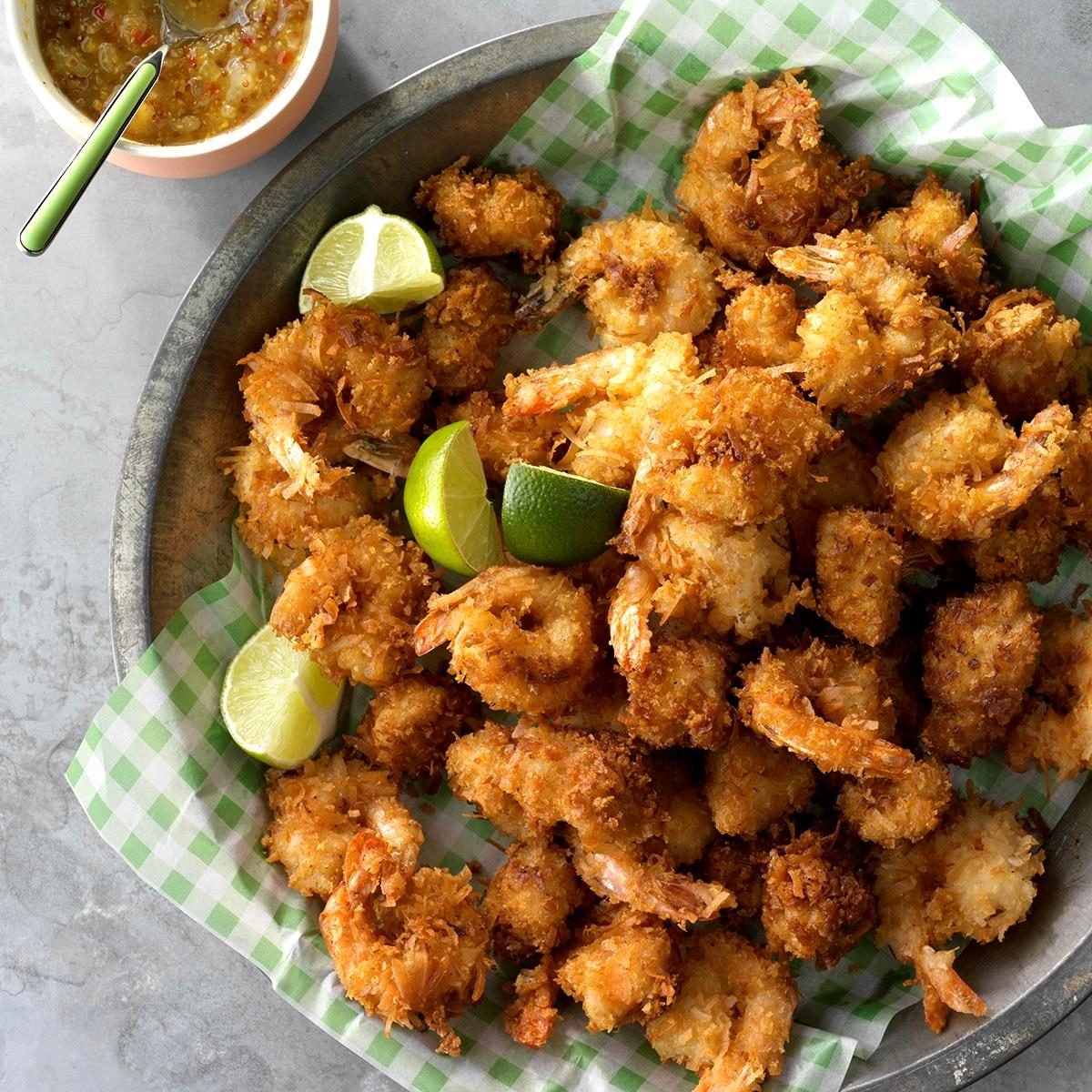 Coconut Chicken and Shrimp Recipe | Taste of Home