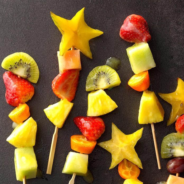 Colorful Fruit Kabobs