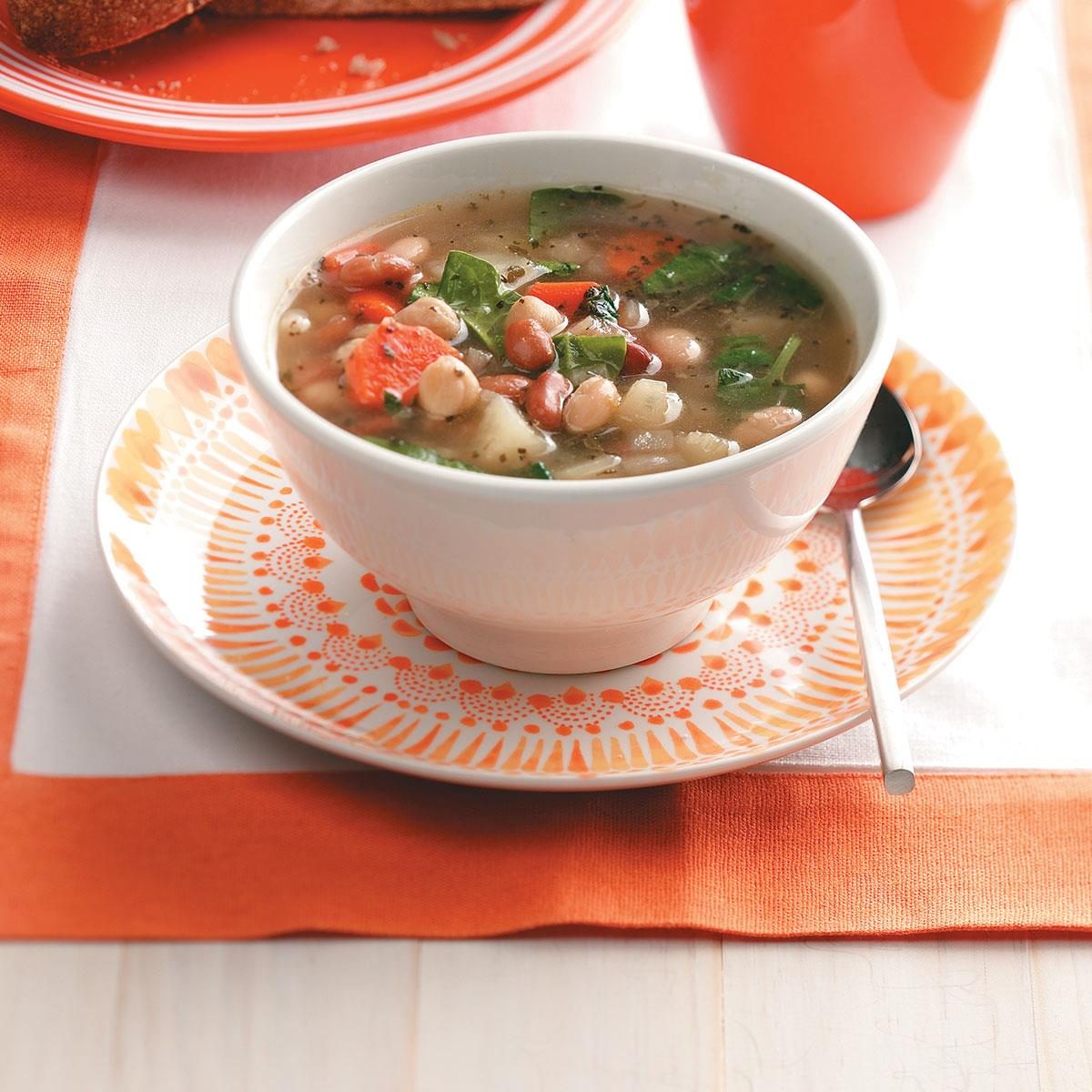 Colorful Three-Bean Soup
