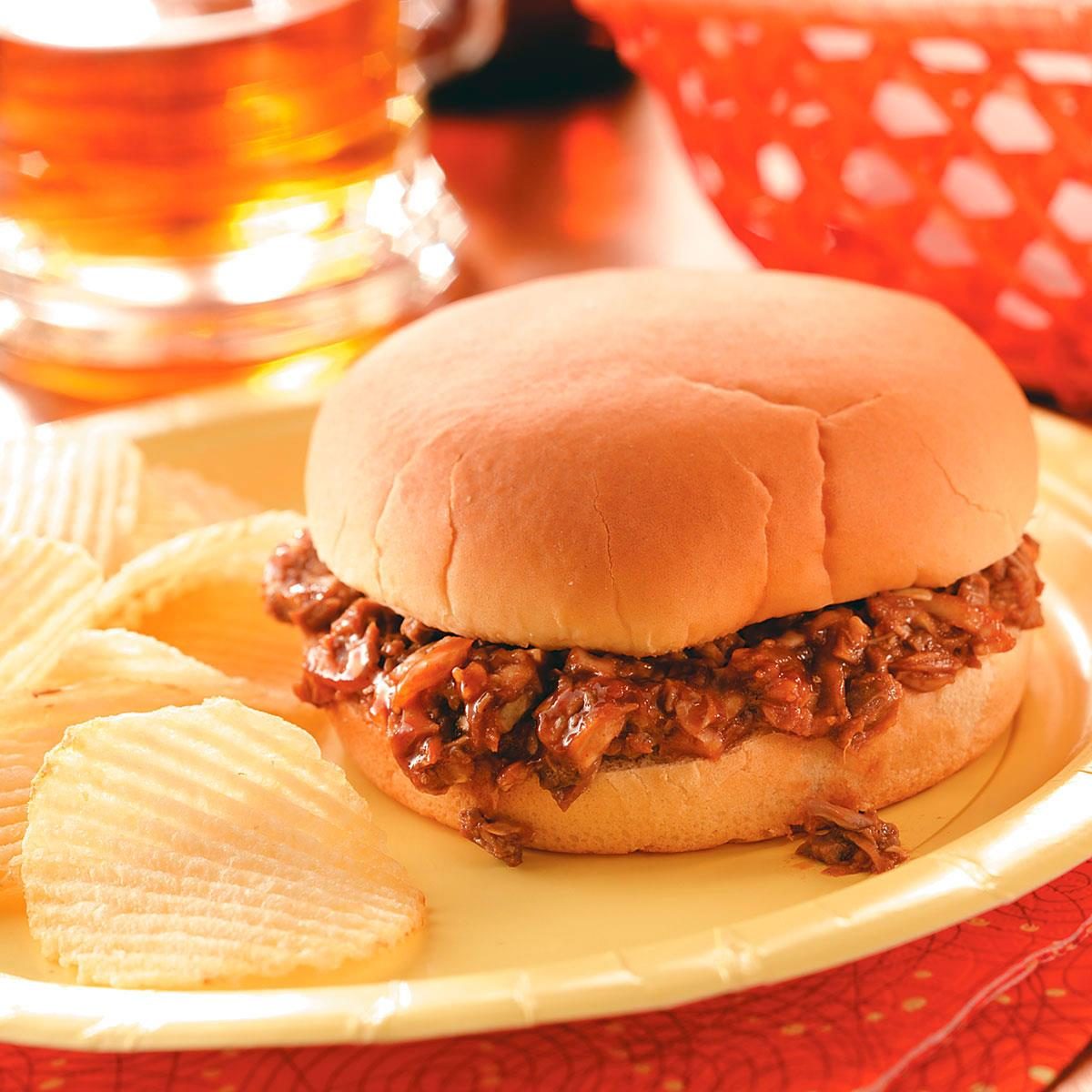Contest Winning Barbecued Beef Sandwiches