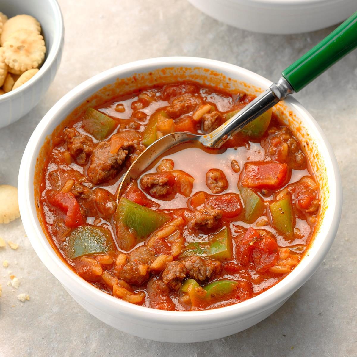 Contest-Winning Stuffed Pepper Soup