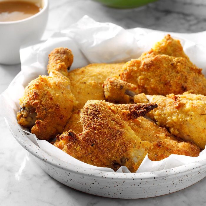 Cornmeal Oven-Fried Chicken Recipe: How to Make It