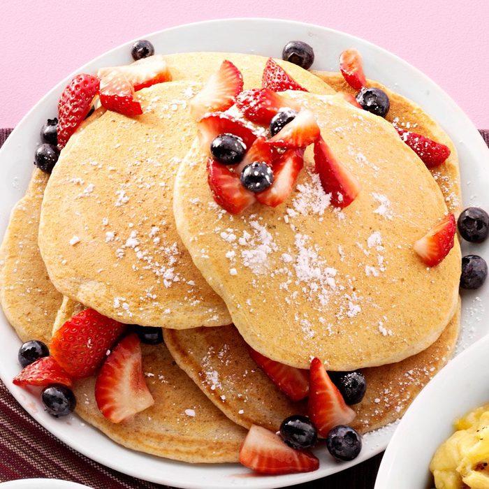 Cornmeal-Wheat Pancakes