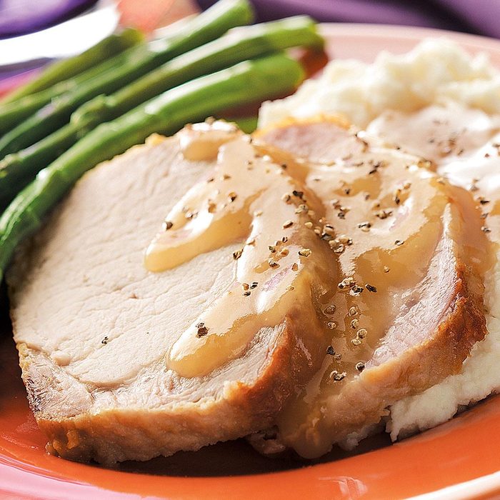 Country-Style Pork Loin with Gravy