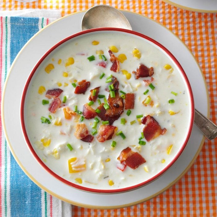 Inspired by: Corn Chowder + Lump Crab from Bonefish Grill