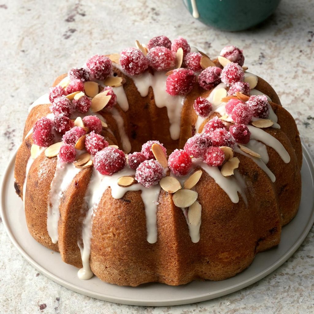 Cranberry-Almond Pound Cake