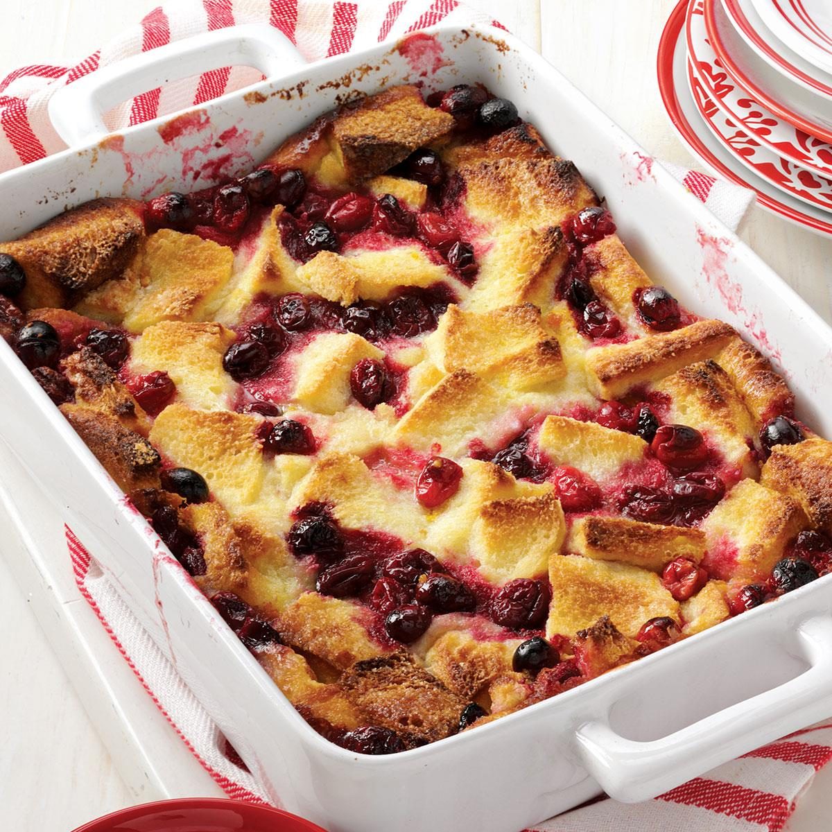 Cranberry Bread Pudding