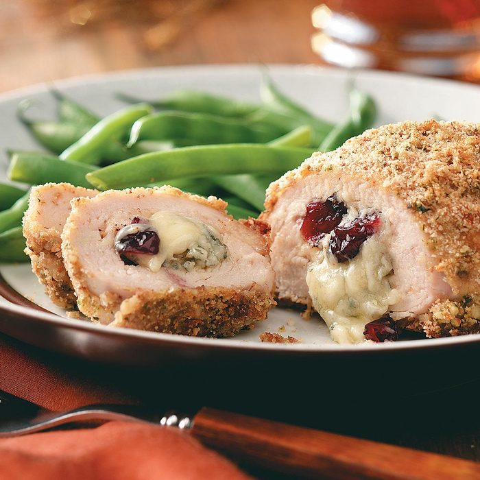 Cranberry-Gorgonzola Stuffed Chicken