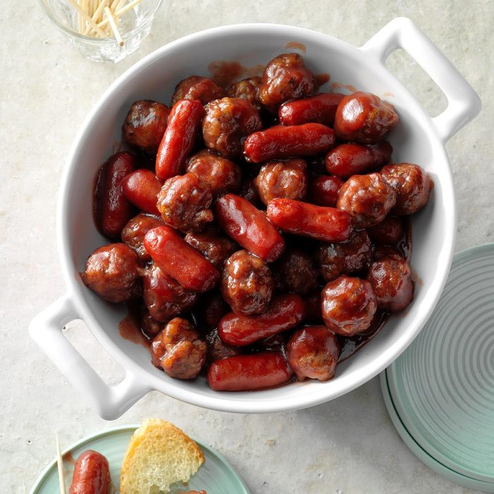 Cranberry Meatballs and Sausage