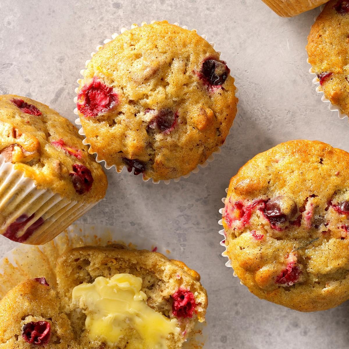Cranberry Muffins Recipe | Taste of Home