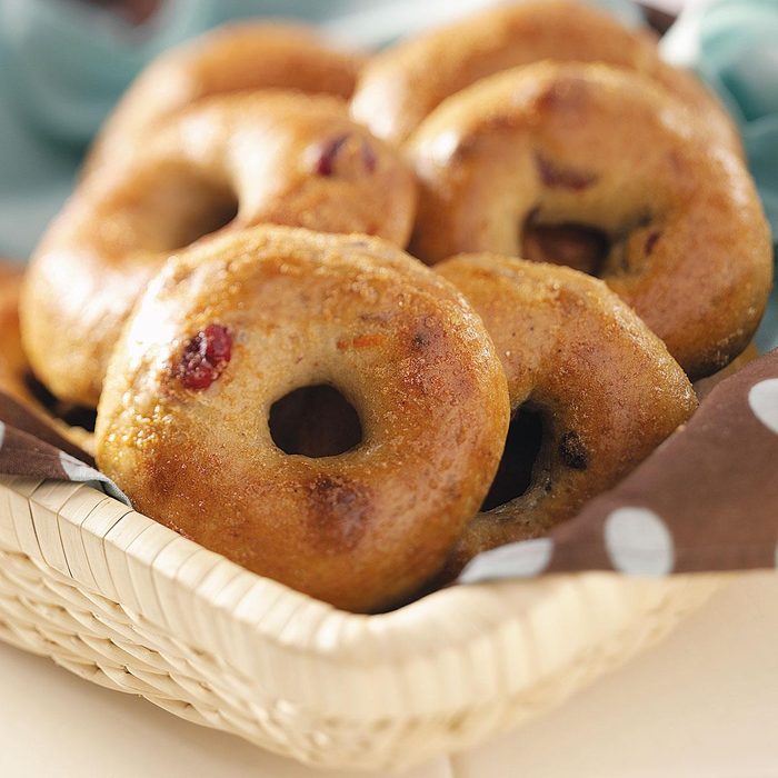 Cranberry Orange Bagels