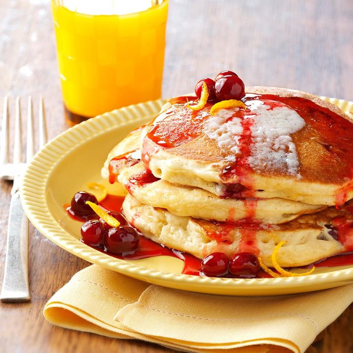 Cranberry Orange Pancakes