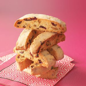 Cranberry and Pistachio Biscotti