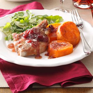 Cranberry Pork & Sweet Potatoes