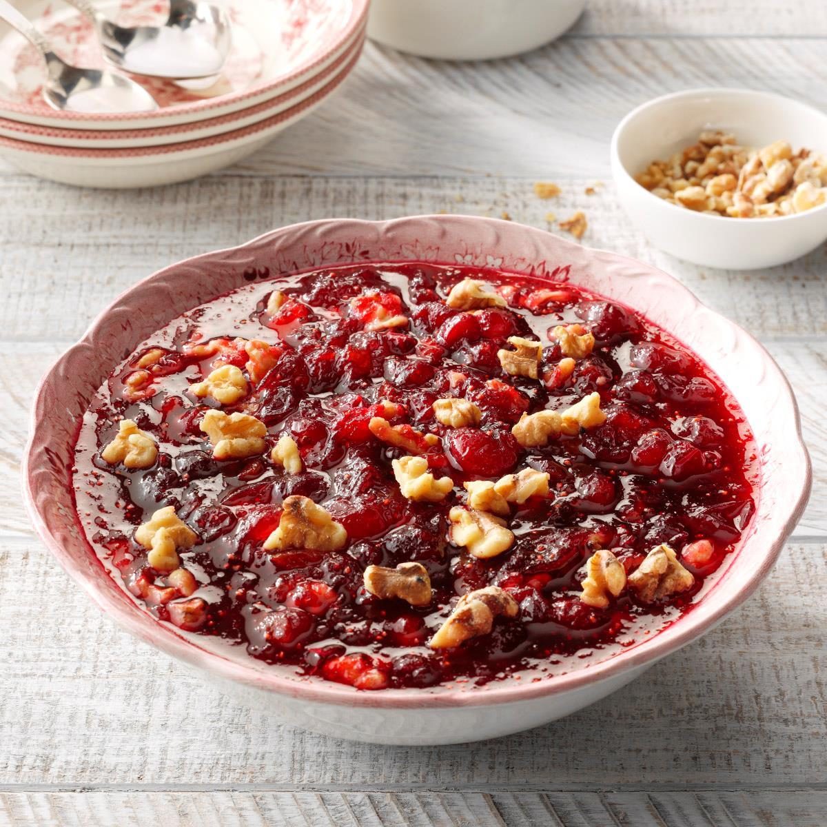 Cranberry Sauce with Walnuts Recipe | Taste of Home