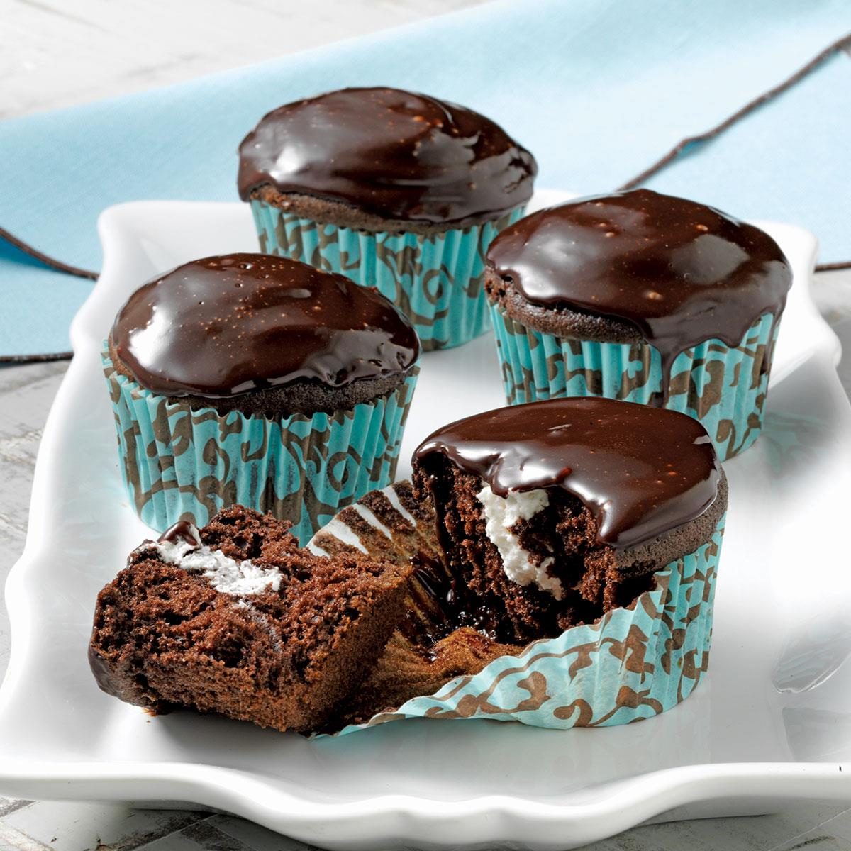 Cream-Filled Cupcakes Recipe | Taste of Home