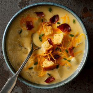 Cream of Potato & Cheddar Soup
