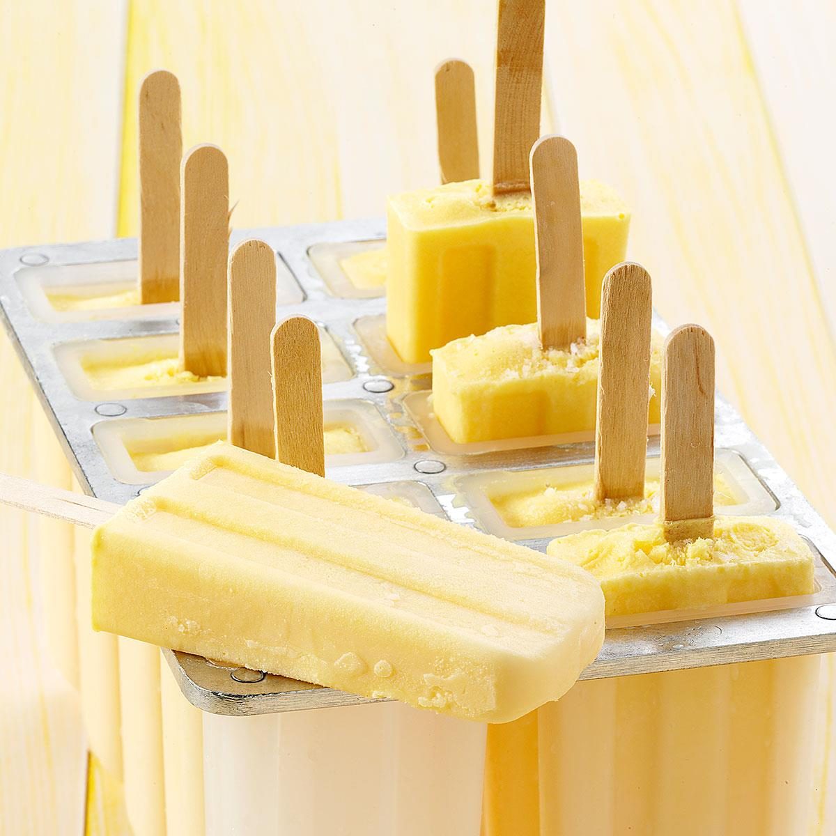 Creamy Cantaloupe Pops