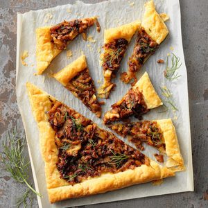 Caramelized Fennel Tarts