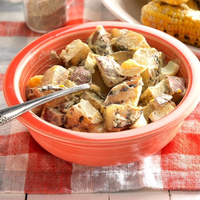 Creamy Grilled Potato Salad Exps Dsbz17 67646 D01 13 1b 2