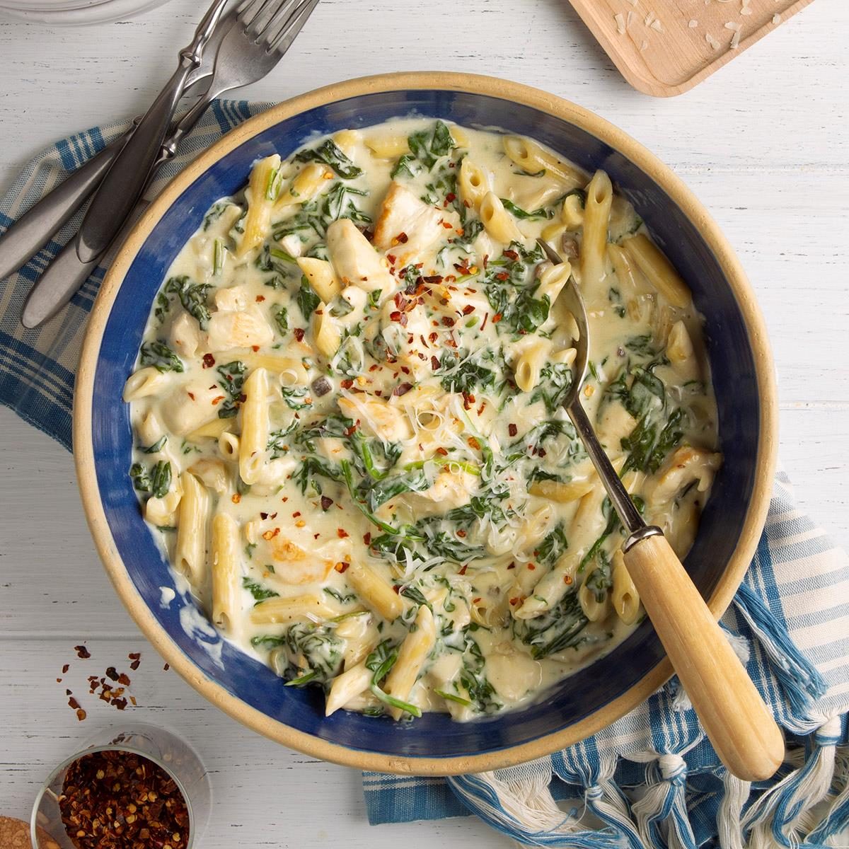 Creamy Spinach Chicken Dinner