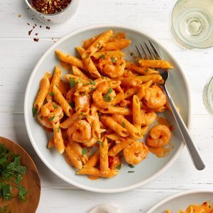 Creamy Tomato Shrimp Pasta